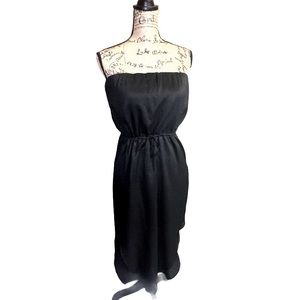 Bar III black strapless dress